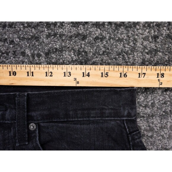 Levis 502 Jeans Mens 32x32 Actual 33x31 Black Tapered Fit Stretch Denim Preppy - Picture 8 of 15